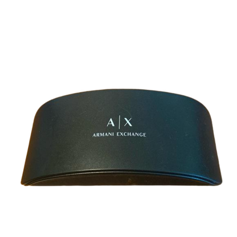 A/X Armani Exchange Black Hard Clam Shell Sunglass Eyeglass Case